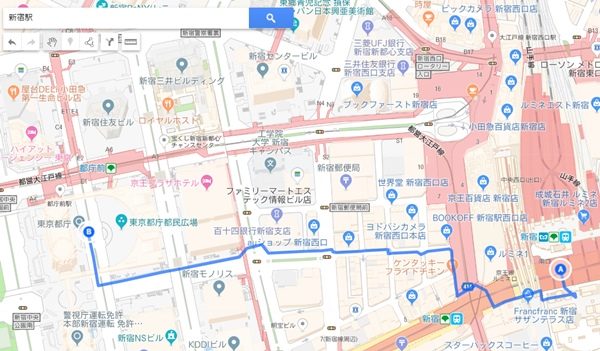 Googleマップ オリジナルの案内地図を作成する マイマップ アプリの鎖