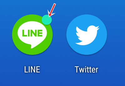 Line アイコンのドットを表示しない方法 Android アプリの鎖