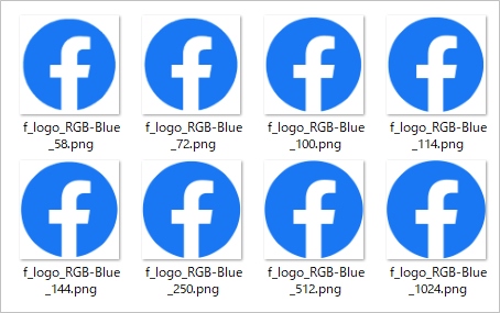 Facebook ロゴを公式からダウンロードして使う方法 アプリの鎖
