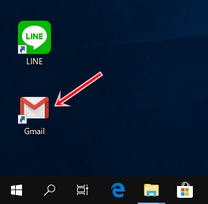 Gmailのアイコンをデスクトップ タスクバーに表示する方法 アプリの鎖