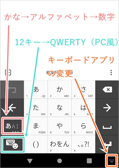 Android キーボード入力を切り替える3つの方法 アプリの鎖